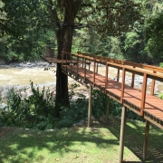 11. Our private bridge at Pacuare Lodge